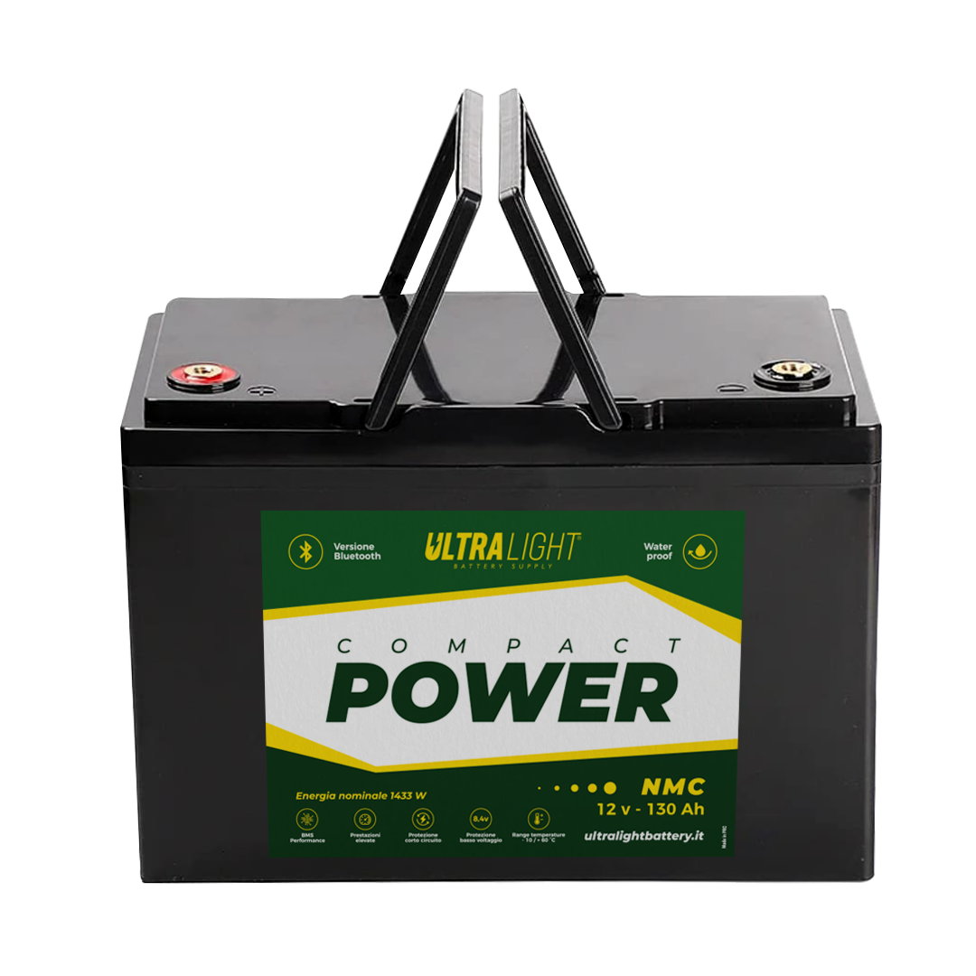 Batteria Ultralight  Compact Power 130 Ah - Nuovo Modello -